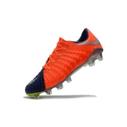 fodboldstøvler Nike HyperVenom Phantom III Elite FG - Orange Blå_4.jpg